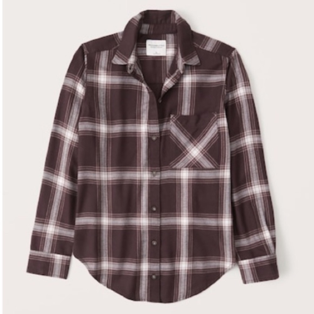 NWT - Abercrombie & Fitch Women’s Boyfriend Flannel